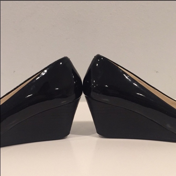 COLE HAAN Emory Luxe Wedge Black Size 5.5